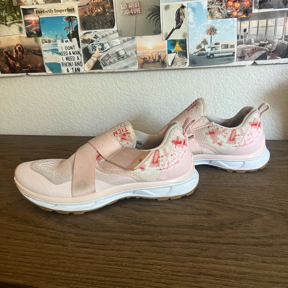 Pink Tie-Dye Tiem Women's Cycling Shoes
